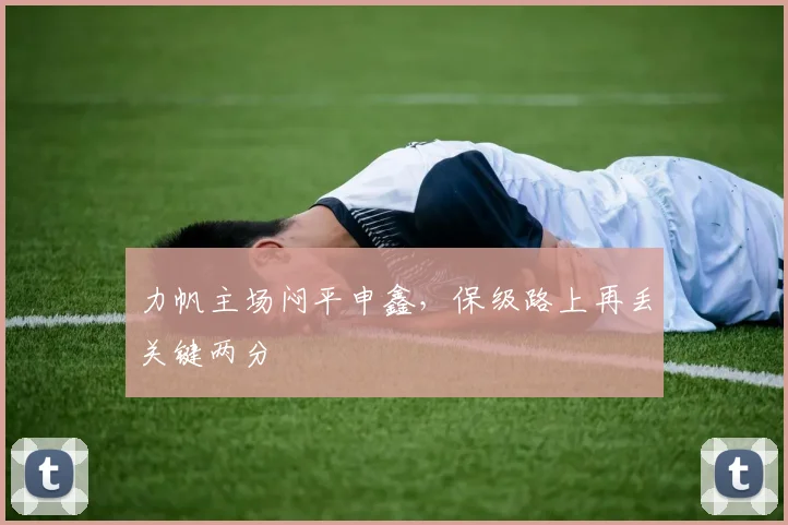 力帆主场闷平申鑫，保级路上再丢关键两分